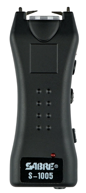 Sabre S1005BK Mini Stun Gun  Black Includes Flashlight/Holster/Wrist Strap Sabre S1005BK Mini Stun Gun  Black Includes Flashlight/Holster/Wrist Strap