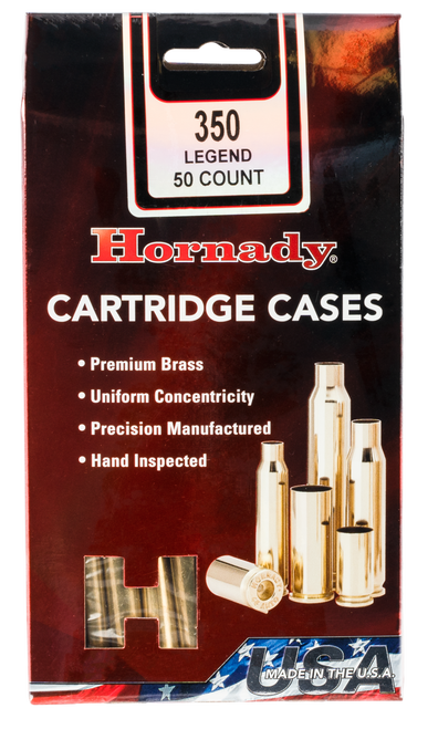 Hornady 87296 Unprimed Cases Cartridge 350 Legend Rifle Brass Hornady 87296 Unprimed Cases Cartridge 350 Legend Rifle Brass