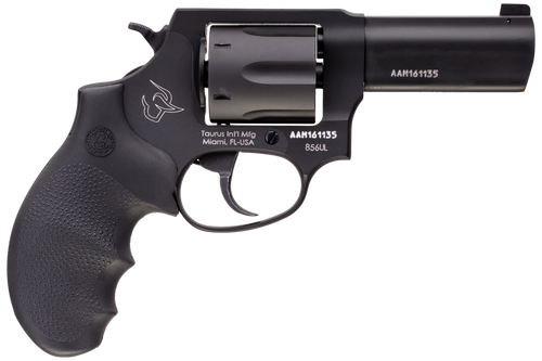 Taurus 2-85631ULNS 856 Ultra-Lite Defender 38 Special +P 6rd 3" Matte Black Cylinder & Barrel Anodized Black Aluminum Black Hogue Rubber Grip