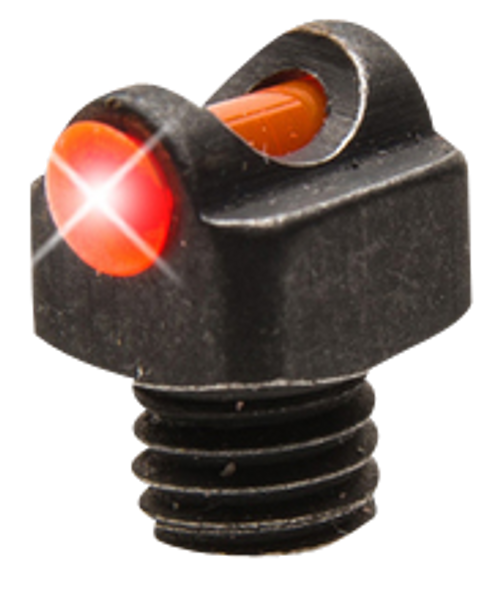TruGlo TGTG954BR StarBrite Deluxe Bead  Black | Red Fiber Optic Front Sight 3-56" Threads