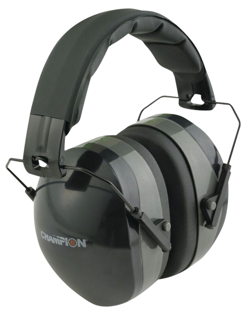 Champion Targets 40970 Passive Muff  27 dB Over the Head Black/Gray Champion Targets 40970 Passive Muff  27 dB Over the Head Black/Gray