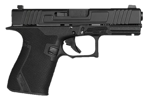 ZRO Delta 755000329990 FKS-9  9mm Luger 15+1 4" Black Nitride Match Grade Barrel, Black Nitride Optic Cut/Serrated Slide, Polymer Frame w/Accessory Rail, Black Polymer Grip, RMR Footprint ZRO Delta 755000329990 FKS-9  9mm Luger 15+1 4" Black Nitride Match Grade Barrel, Black Nitride Optic Cut/Serrated Slide, Polymer Frame w/Accessory Rail, Black Polymer Grip, RMR Footprint