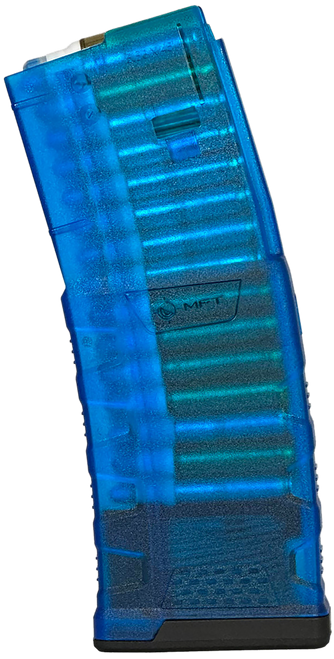 Mission First Tactical EXDPM556TB EXD  30rd 5.56 Fits AR/M4 Translucent Blue Mission First Tactical EXDPM556TB EXD  30rd 5.56 Fits AR/M4 Translucent Blue