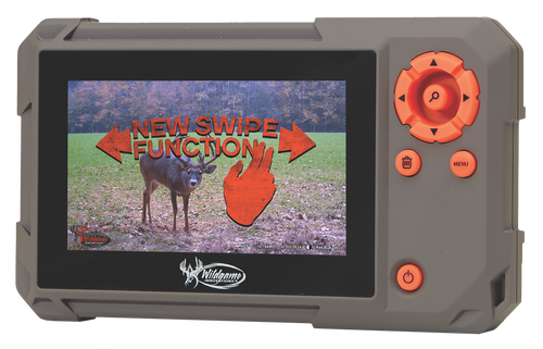 Wildgame Innovations WGIWGIVW0007 Trail Pad Swipe Gray/Orange AAA Battery Auxiliary/USB Port
