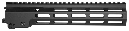 Geissele Automatics 051073B Super Modular Rail MK16 10.50" M-LOK, Black Aluminum for AR Platform, Barrel Nut Included