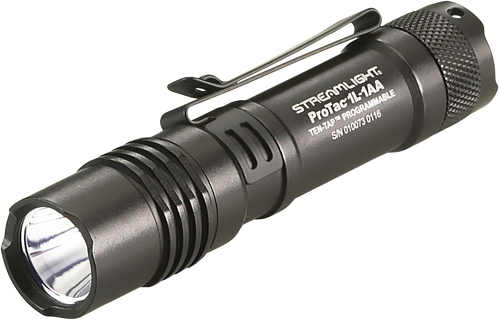Streamlight 88061 ProTac 1L-1AA Everyday Carry Flashlight  Black Anodized 40/150/350 Lumens White C4 LED Streamlight 88061 ProTac 1L-1AA Everyday Carry Flashlight  Black Anodized 40/150/350 Lumens White C4 LED