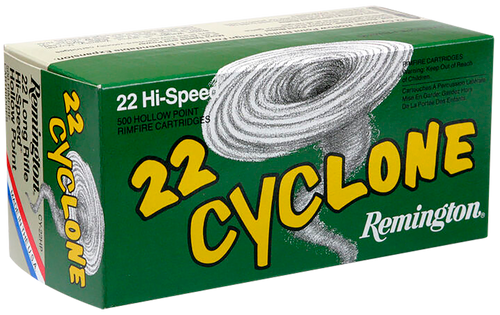 Remington 22 Cyclone 22LR 36gr HP 50 ROUND BOX Remington 22 Cyclone 22LR 36gr HP 50 ROUND BOX