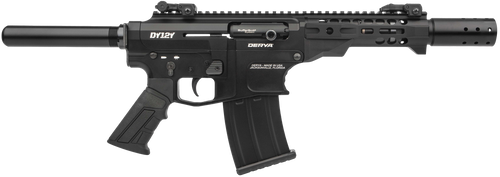 Derya Firearms DY12Y11US Namlu DY12 12 Gauge Semi-Auto 3" 5+1 11" Black Melotine Threaded Barrel, Black Anodized Aluminum Receiver w/Picatinny Rail, Black Adjustable Polymer Stock & Pistol Grip
