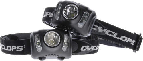 Cyclops CYCHL2102PK Headlamp  210 Lumens White Red/Green/White LED Bulb Black 2 Pack Cyclops CYCHL2102PK Headlamp  210 Lumens White Red/Green/White LED Bulb Black 2 Pack