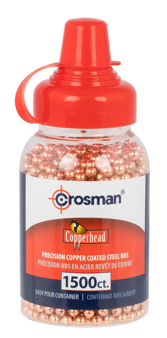 Crosman 0737 Copperhead  177 Copper-Coated Steel 1500/Bottle