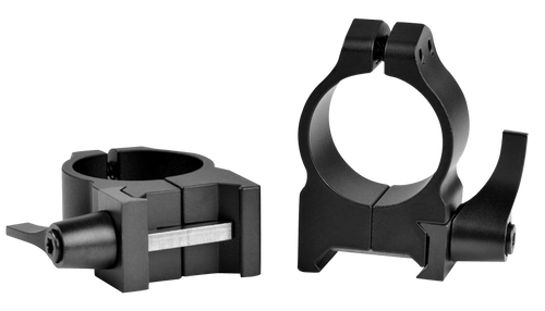 Warne 201LM Vertical Rings Maxima Matte Black 1" Medium Quick Detach 0 MOA