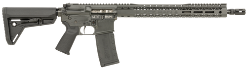 Black Rain Ordnance BROSSPSMK Spec 15+ SSP 5.56x45mm NATO 30+1 16", Smoke, 15" Slim M-LOK, Magpul Grip/Carbine Stock