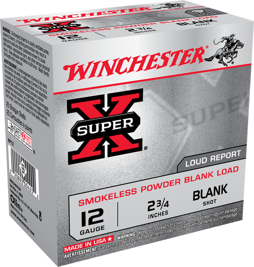 Winchester Ammo XP12 Super X Blank 12Gauge 2.75" 25 Per Box/10 Case Winchester Ammo XP12 Super X Blank 12Gauge 2.75" 25 Per Box/10 Case