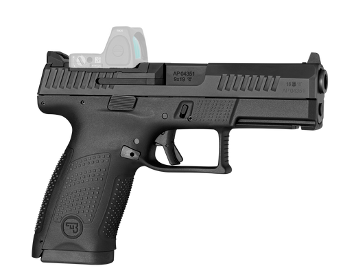 CZ-USA 01536 P-10 C  Compact Frame 9mm Luger 10+1 4.02" Black Carbon Steel Barrel, Black Nitride Optic Ready/Serrated Steel Slide, Black Polymer Frame w/Picatinny Rail, Interchangeable Backstrap Grip CZ-USA 01536 P-10 C  Compact Frame 9mm Luger 10+1 4.02" Black Carbon Steel Barrel, Black Nitride Optic Ready/Serrated Steel Slide, Black Polymer Frame w/Picatinny Rail, Interchangeable Backstrap Grip