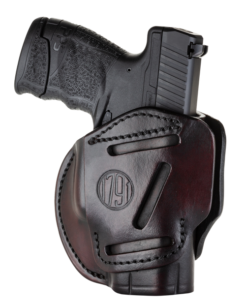 1791 Gunleather 3WH3SBRA 3-Way  IWB/OWB Size 03 Signature Brown Leather Belt Loop Compatible w/ Glock 26 Compatible w/ Ruger LC9 Compatible w/ S&W M&P Shield Ambidextrous Hand 1791 Gunleather 3WH3SBRA 3-Way  IWB/OWB Size 03 Signature Brown Leather Belt Loop Compatible w/ Glock 26 Compatible w/ Ruger LC9 Compatible w/ S&W M&P Shield Ambidextrous Hand