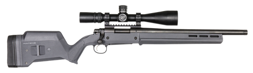 Magpul MAG495-GRY Hunter 700 Stock Fixed with Aluminum Bedding & Adjustable Comb Stealth Gray Synthetic for Remington 700 SA