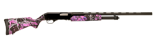 Stevens 22560 320 Field Compact 20 Gauge Pump 3" 5+1 26" Matte Black Vent Rib Barrel, Matte Black Aluminum Drilled & Tapped Receiver, Fixed Muddy Girl Synthetic Stock, Ambidextrous Stevens 22560 320 Field Compact 20 Gauge Pump 3" 5+1 26" Matte Black Vent Rib Barrel, Matte Black Aluminum Drilled & Tapped Receiver, Fixed Muddy Girl Synthetic Stock, Ambidextrous