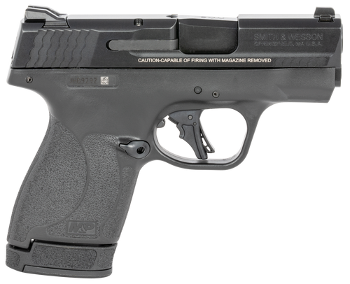 Smith & Wesson 13248 M&P Shield Plus Micro-Compact Frame 9mm Luger 10+1/13+1, 3.10" Black Armornite Stainless Steel Barrel & Serrated Slide, Matte Black Polymer Frame,  No Safety Smith & Wesson 13248 M&P Shield Plus Micro-Compact Frame 9mm Luger 10+1/13+1, 3.10" Black Armornite Stainless Steel Barrel & Serrated Slide, Matte Black Polymer Frame,  No Safety