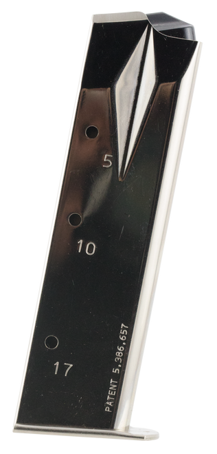 Mec-Gar MGRP8517N Standard  Nickel Detachable 17rd 9mm Luger for Ruger P95/P85/P89/P93/P94 Mec-Gar MGRP8517N Standard  Nickel Detachable 17rd 9mm Luger for Ruger P95/P85/P89/P93/P94