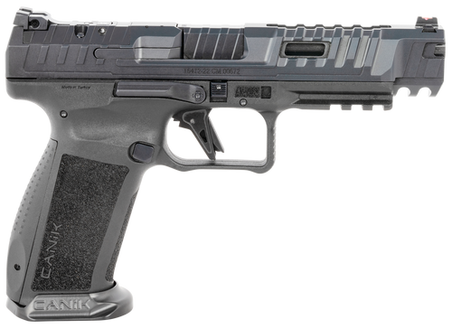 Canik HG6815N SFx Rival 9mm Luger 18+1 5" Black Steel Barrel, Dark Side Ported/Serrated Steel Slide, Polymer Frame w/Beavertail & Picatinny Rail, Ambidextrous Canik HG6815N SFx Rival 9mm Luger 18+1 5" Black Steel Barrel, Dark Side Ported/Serrated Steel Slide, Polymer Frame w/Beavertail & Picatinny Rail, Ambidextrous