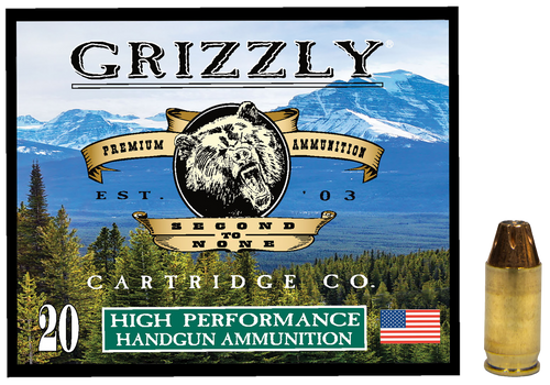 Grizzly Ammo GC38A1   380ACP+P 90gr Jacketed Hollow Point 20 Per Box/10 Case Grizzly Ammo GC38A1   380ACP+P 90gr Jacketed Hollow Point 20 Per Box/10 Case