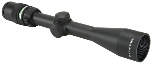 Trijicon 200002 AccuPoint  Black Hardcoat Anodized 3-9x 40mm 1" Tube Illuminated Duplex Crosshair w/Green Dot Reticle