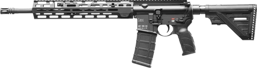 HK 81000827 MR556 A4 5.56x45mm 30+1 16.50" Black Threaded Barrel, Black Picatinny Rail, M-LOK Handguard, 6 Position Black Synthetic Stock, Ambidextrous HK 81000827 MR556 A4 5.56x45mm 30+1 16.50" Black Threaded Barrel, Black Picatinny Rail, M-LOK Handguard, 6 Position Black Synthetic Stock, Ambidextrous