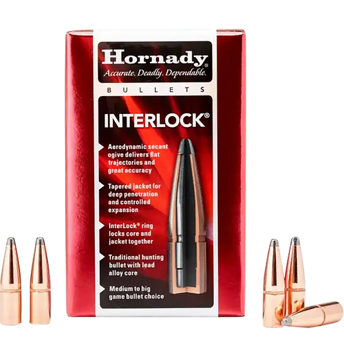 Hornady 3235 InterLock  8mm .323 170 gr Round Nose 100 Per Box/ 15 Case Hornady 3235 InterLock  8mm .323 170 gr Round Nose 100 Per Box/ 15 Case