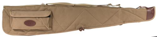 Boyt Harness OGC98PM06 Alaskan Rifle Case 44" Kahki Waxed Canvas w/ Brass Hardware & Quilted Flannel Lining for Scoped Rifles Boyt Harness OGC98PM06 Alaskan Rifle Case 44" Kahki Waxed Canvas w/ Brass Hardware & Quilted Flannel Lining for Scoped Rifles