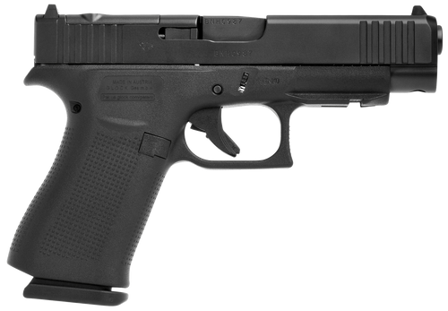 Glock PA4850201FRMOS G48 Gen5 MOS Sim Compact 9mm Luger 10+1 4.17" Black GMB Barrel, Black nDLC MOS Cut/Serrated Slide, Black Polymer Frame w/Beavertail, Black Textured Polymer Grips Glock PA4850201FRMOS G48 Gen5 MOS Sim Compact 9mm Luger 10+1 4.17" Black GMB Barrel, Black nDLC MOS Cut/Serrated Slide, Black Polymer Frame w/Beavertail, Black Textured Polymer Grips