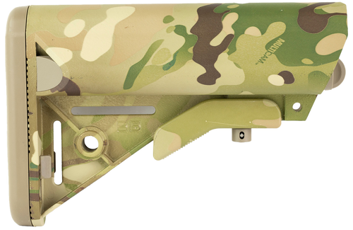 B5 Systems SOP1078 Enhanced SOPMOD Multi-Cam Synthetic for AR-Platform with Mil-Spec Receiver Extension (Tube Not Included)