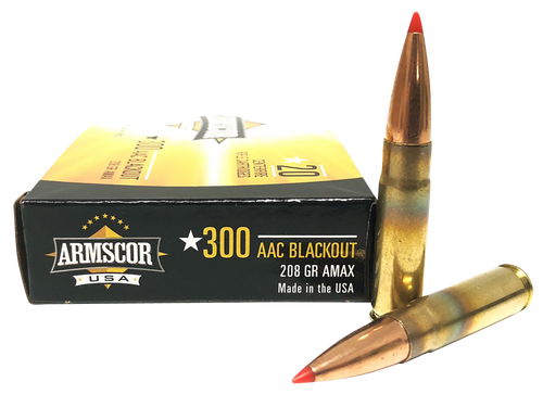 Armscor FAC300AAC2N USA  300Blackout 208gr Hornady A-Max 20 Per Box/10 Case Armscor FAC300AAC2N USA  300Blackout 208gr Hornady A-Max 20 Per Box/10 Case