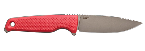 S.O.G SOG17790257 Altair FX  3.40" Fixed Clip Point Plain Satin TiCN Cryo CPM 154 SS Blade, Canyon Red GRN Handle, Includes Sheath
