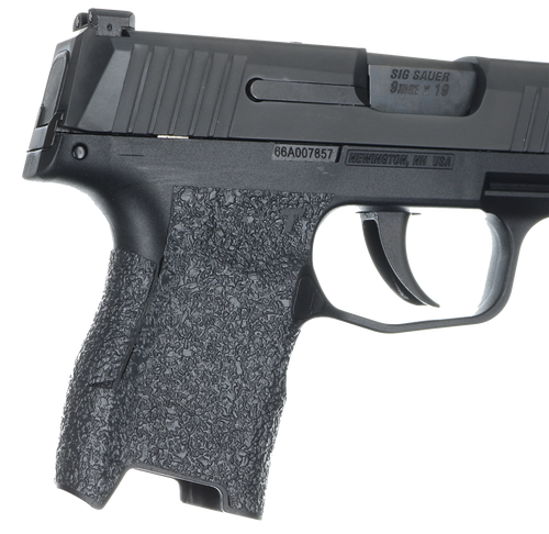 Talon Grips 021R Adhesive Grip  Textured Black Rubber for Sig P365 Talon Grips 021R Adhesive Grip  Textured Black Rubber for Sig P365