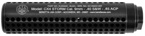 Beretta USA EU00029 Barrel Shroud  9mm/40/45 Cal Black Aluminum Fits Beretta CX4