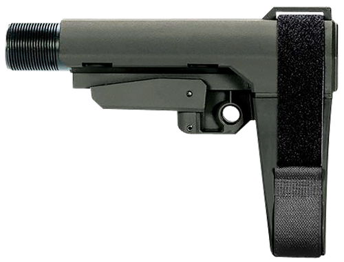 SB Tactical SBA3X03MSB SBA3 X Synthetic Stealth Gray 5-Position Adjustable for AR-Platform (Tube Not Included)