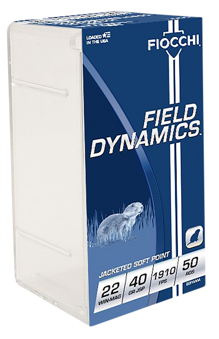 Fiocchi 22FWMA Field Dynamics Performance 22WMR 40gr Jacketed Soft Point 50 Per Box/40 Case Fiocchi 22FWMA Field Dynamics Performance 22WMR 40gr Jacketed Soft Point 50 Per Box/40 Case