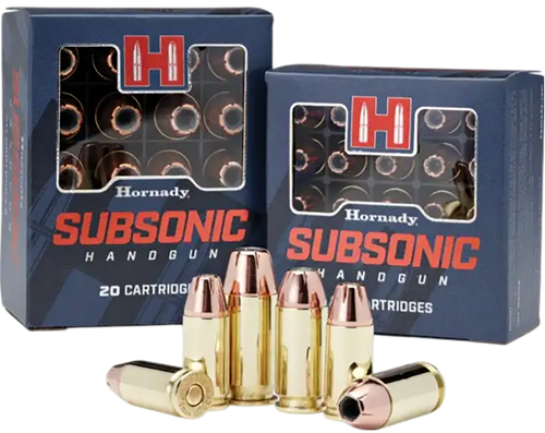 Hornady 90971 Subsonic Handgun 45ACP 230gr Hornady XTP Subsonic 20 Per Box/10 Case Hornady 90971 Subsonic Handgun 45ACP 230gr Hornady XTP Subsonic 20 Per Box/10 Case