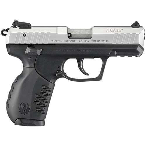 RUG SR22P 22LR 3.5 SILVER ANODIZED 2 10RD