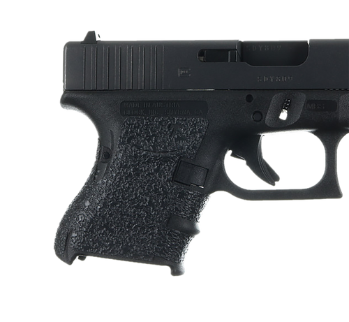 Talon Grips 117R Adhesive Grip  Compatible w/Glock 26/27/28/33/39 Gen4 w/Medium Backstrap, Black Textured Rubber Talon Grips 117R Adhesive Grip  Compatible w/Glock 26/27/28/33/39 Gen4 w/Medium Backstrap, Black Textured Rubber