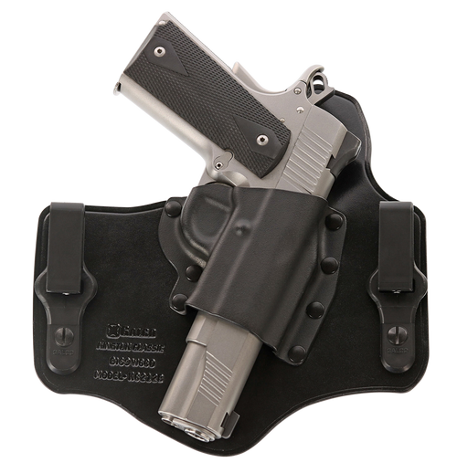 Galco KC600B KingTuk Classic IWB Black Kydex/Leather UniClip Compatible w/Glock 42 Belt 1.75" Wide Right Hand