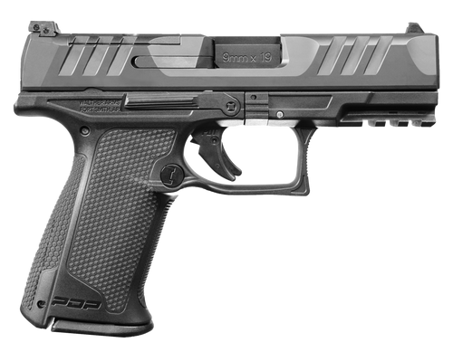 Walther Arms 2871831 PDP F-Series 9mm Luger 10+1 4" Black Steel Barrel, Black Optic Ready/Serrated Slide, Black Polymer Frame w/Picatinny Rail, Black Performance Duty Texture Grips, Ambidextrous Walther Arms 2871831 PDP F-Series 9mm Luger 10+1 4" Black Steel Barrel, Black Optic Ready/Serrated Slide, Black Polymer Frame w/Picatinny Rail, Black Performance Duty Texture Grips, Ambidextrous