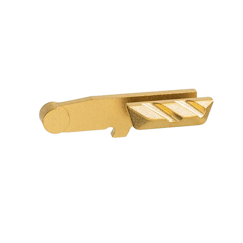 Tyrant CNC TDP365SCLGOLD  Extended Slide Catch Lever Sig P365 Gold Stainless Steel Tyrant CNC TDP365SCLGOLD  Extended Slide Catch Lever Sig P365 Gold Stainless Steel