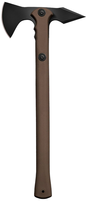 Cold Steel CS90PTHF Trench Hawk  3.50" Blade 1055 Carbon Steel Blade Flat Dark Earth Polypropylene Handle 19"