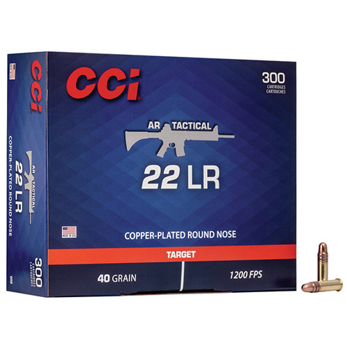 CCI AR TACTICAL 22LR 40GR CPRN 300 ROUND BOX CCI AR TACTICAL 22LR 40GR CPRN 300 ROUND BOX