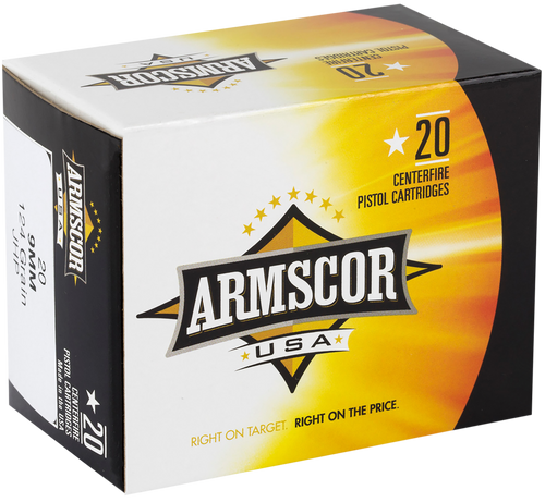 Armscor AC97N USA  9mmLuger 124gr Jacketed Hollow Point 20 Per Box/25 Case Armscor AC97N USA  9mmLuger 124gr Jacketed Hollow Point 20 Per Box/25 Case