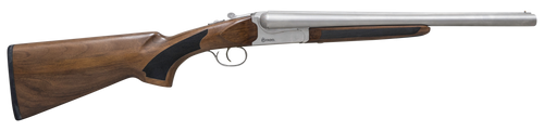 Citadel CITSBS1218NKL Coach  12 Gauge 3" 2rd 18.50" Nickel Barrel/Rec, Fixed Walnut Stock Citadel CITSBS1218NKL Coach  12 Gauge 3" 2rd 18.50" Nickel Barrel/Rec, Fixed Walnut Stock