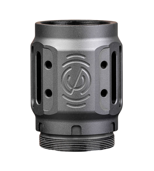 SilencerCo AC5451 Charlie MAAD Brake 2.0 Black Anodized Aluminum 2.23" OAL 1.68" Diameter SilencerCo AC5451 Charlie MAAD Brake 2.0 Black Anodized Aluminum 2.23" OAL 1.68" Diameter