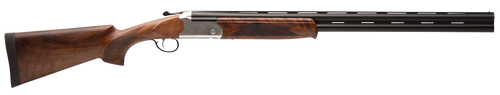 Stevens 22592 555 E 12 Gauge Break Open 3" 2rd 28" Black Satin Over/Under Vent Rib Barrel, Engraved Satin Silver Aluminum Receiver, Fixed Satin Turkish Walnut Stock, Ambidextrous Stevens 22592 555 E 12 Gauge Break Open 3" 2rd 28" Black Satin Over/Under Vent Rib Barrel, Engraved Satin Silver Aluminum Receiver, Fixed Satin Turkish Walnut Stock, Ambidextrous