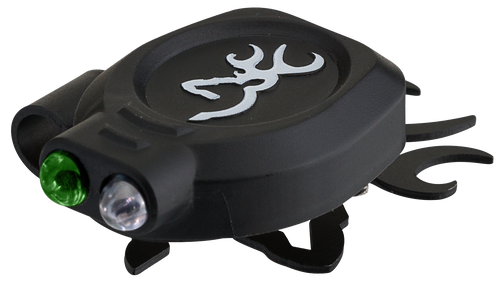 Browning 3716110 Buck Mark Cap Light 6/13 Lumens Green/White LED Bulb Black